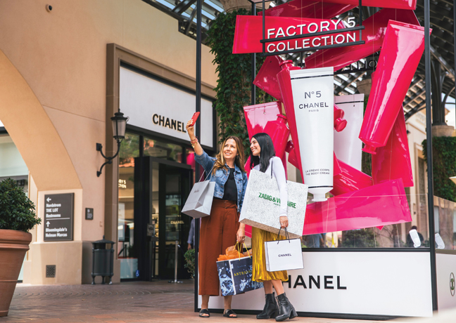  CHANEL No5 brand activation at Fashion Island in Newport Beach