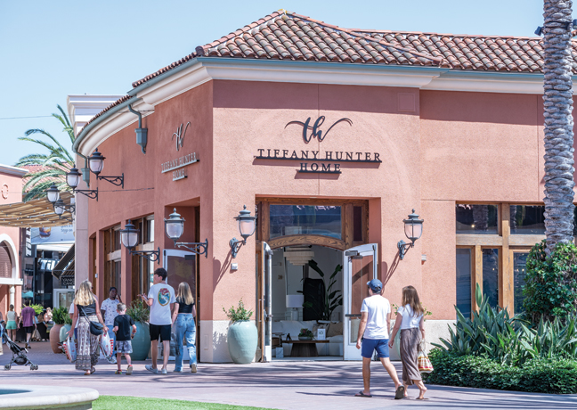  Tiffany Hunter Home storefront at Irvine Spectrum Center