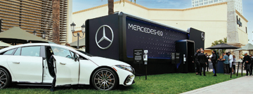 Mercedes-Benz brand activation at Fashion Island in Newport Beach, CA