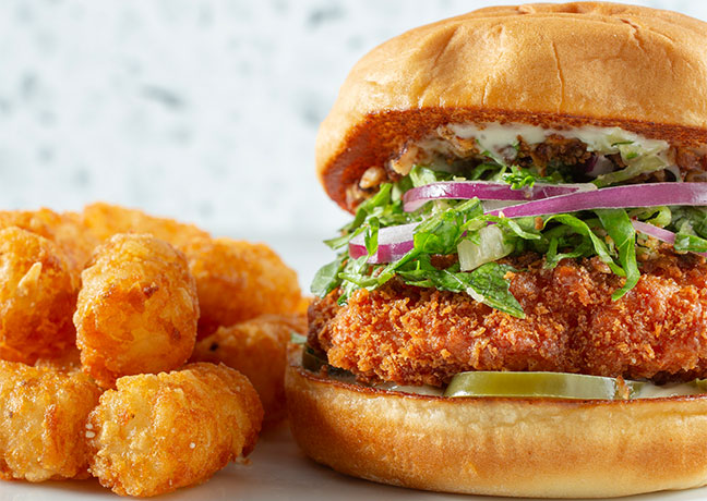  Honey Walnut Shrimp Burger from Bopomofo Cafe at Alton Square
