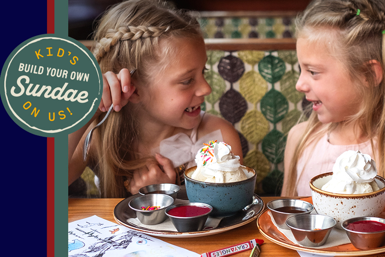 FREE Ice Cream Sundae at Lazy Dog Restaurant & Bar 
