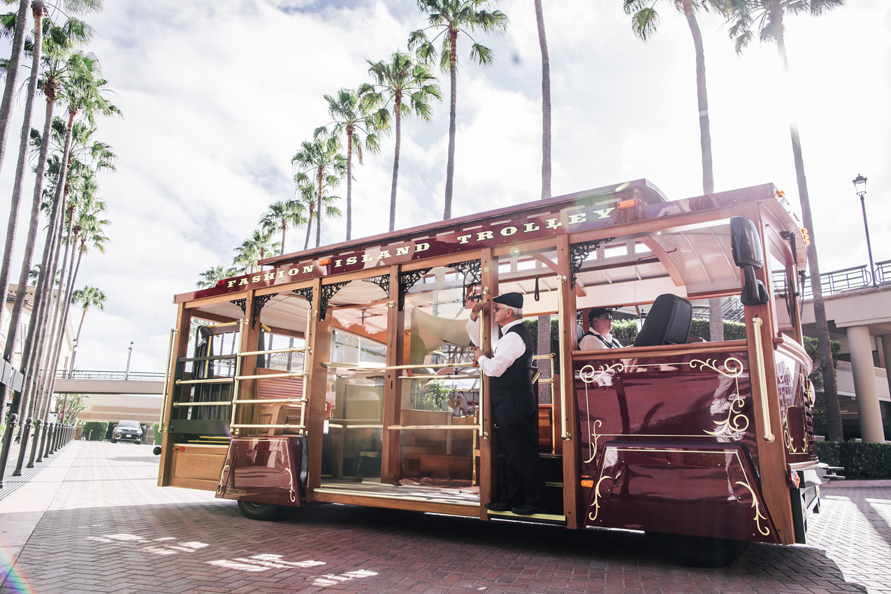 The Summer Trolley at Fashion Island