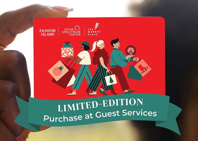  Limited-Edition Irvine Company Retail Properties Holiday Gift Card