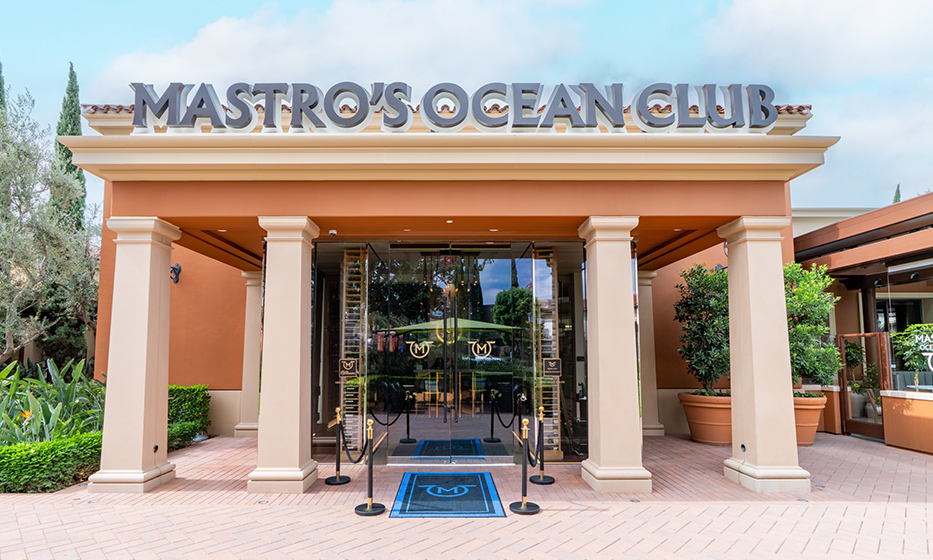 Mastro's Ocean Club exterior at Irvine Spectrum Center