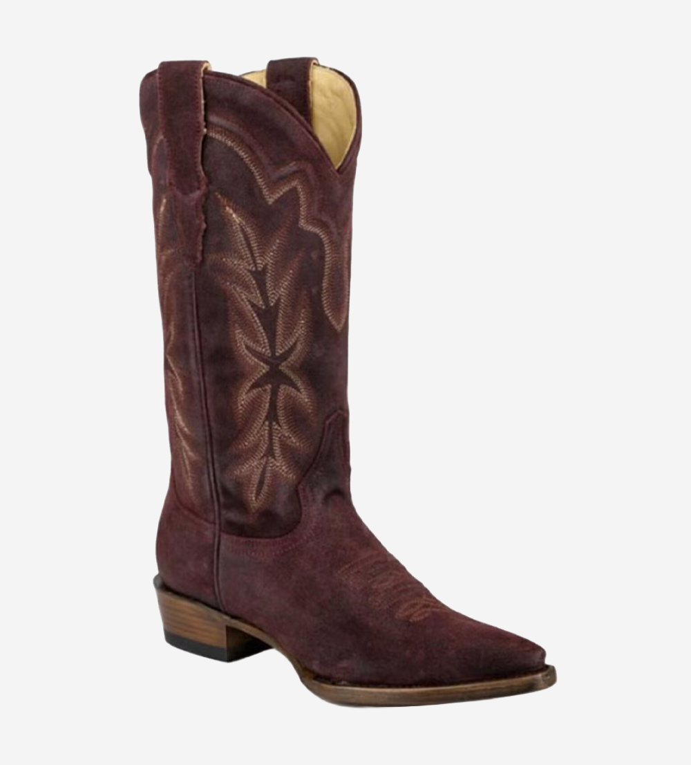 Casey Suede Western Boots