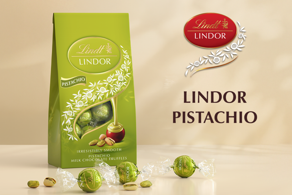 Melt into Your Moment with Lindt LINDOR Pistachio